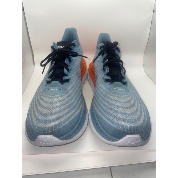 Hoka One One Mach 5 Men\'s Size 14D Athletic Running Shoes Blue Orange EXCELLENT main image 4